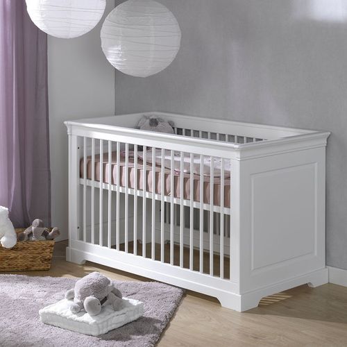 Lit Bébé Évolutif Lila Blanc 70x140 Cm