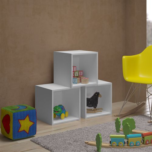 Casier De Rangement 1 Case Timeus   Blanc