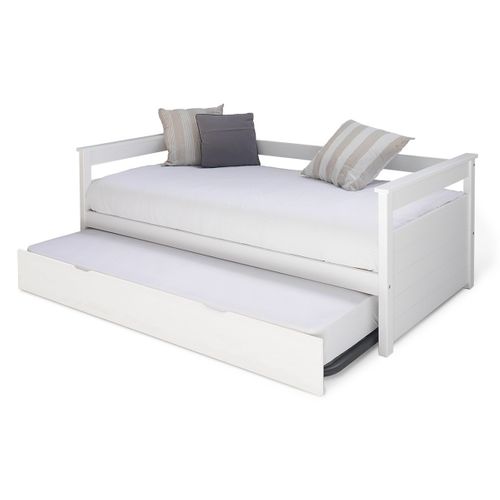 Lit Banquette Gigogne Izao   Blanc 80x200 Cm