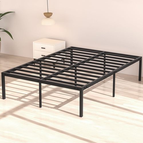 Lit En Métal 160x200cm, Noir
