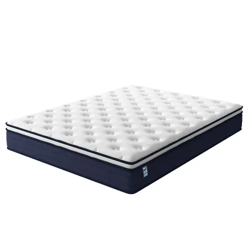 Matelas Ressorts Ensachés 140x190 cm, 25 Cm D'épaisseur, 7 zones