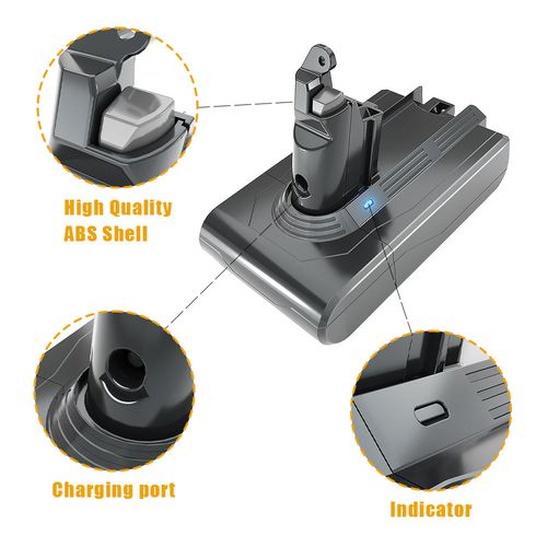 Batterie Pour Dyson Aspirateurs V6, Avec 2 Filtres