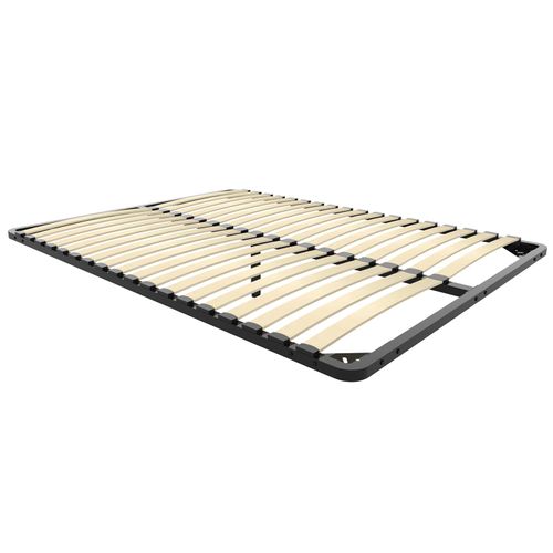 Cadre à Lattes 140x190cm, 2x18 Lattes, Sommier à Lattes