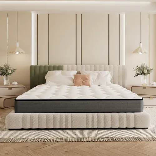 Matelas Ressorts 160x200 Épaisseur 20 Cm Confort, 7 Zones