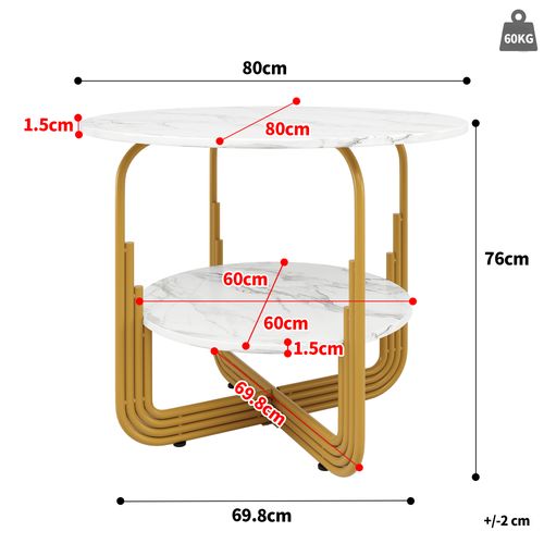 Table Ronde Ø80 Cm Avec 4 Chaises En Velours Gris, Pieds Dorés, Set 5 Pièces