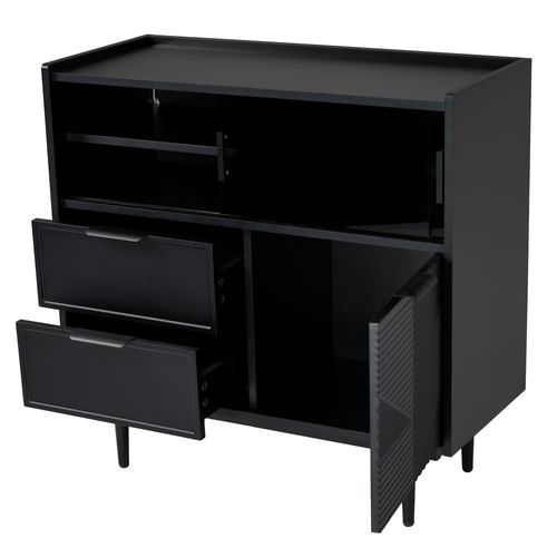 Armoire De Bureau 80 Cm Avec Porte Vitrée Et éclairage LED Multicolore