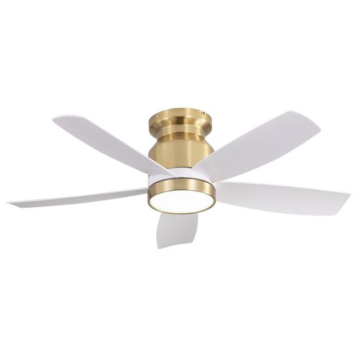 Ventilateur De Plafond 107 Cm LED Dimmable Dc Moteur Réversible Avec Télécommande