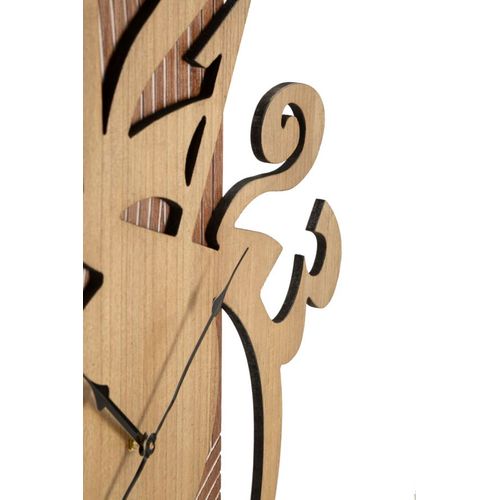 Horloge Murale 70 Cm En Mdf Au Design Irrégulier Inspiré De L’art Futuriste Moderne