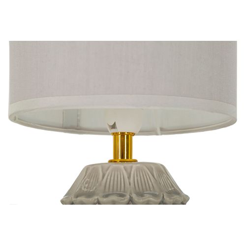 Lampe De Chevet Moderne Crème Ø15x30,5 Cm Design Pin Original