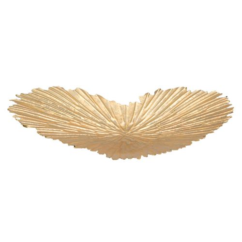 Plateau Cœur Métal Doré 29x5x25 Cm – élégance Pratique Pour L'entrée