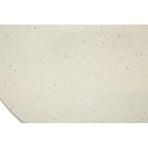 Plateau élégant En Résine Crème 41x41x12 Cm Pour Décoration Moderne