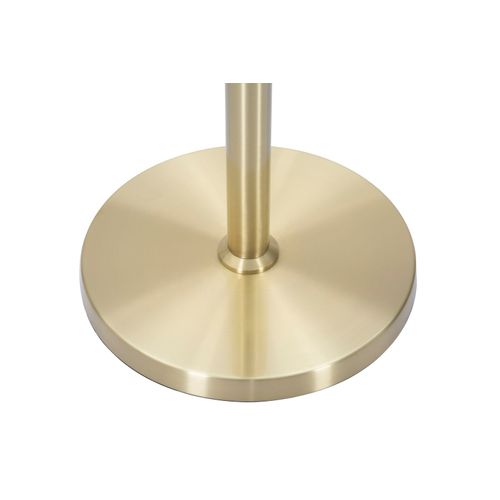 Porte-manteau Métal Doré 5 Crochets 30x30x190 Cm Pour Entrée Élégante