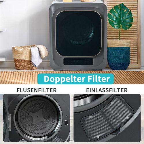 Sèche-linge à Évacuation 3 kg Avec Filtration Multiple Et 6 Programmes