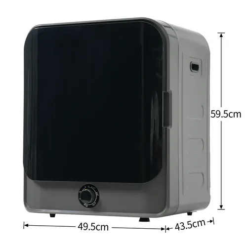 Sèche-linge à Évacuation 3 kg, 5 Programmes, Montage Mural