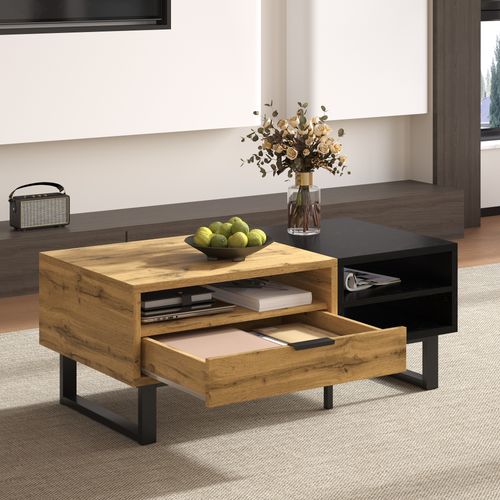 Lot De 4 Supports à Magazines En Métal Noir - 5 Compartiments Mesh - 18,5x20,5x37,5 Cm - Rangement Bureau Salon
