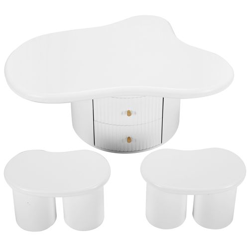 Kindsgut Set De Table Enfant Nuage En Silicone – Antidérapant, Imperméable, Gris Clair Pastel – Idéal Bébé Et Tout-Petit