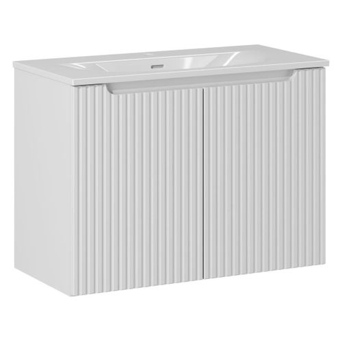 Meuble Salle De Bain 50 cm Avec Lavabo Pratique Et Design Moderne
