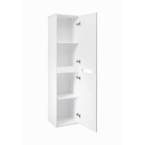 Colonne, Meuble Haut 2 Portes Blanc – Rangement Vertical Spacieux Et Moderne