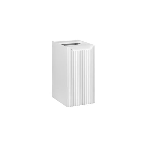 Meuble De Salle De Bain 30 Cm 1 Porte Blanc Mat, Rangement Pratique Et Design