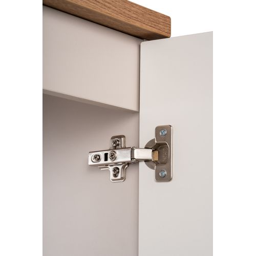Meuble De Salle De Bain 30 Cm 1 Porte Cashmere, Design Minimaliste Et Pratique