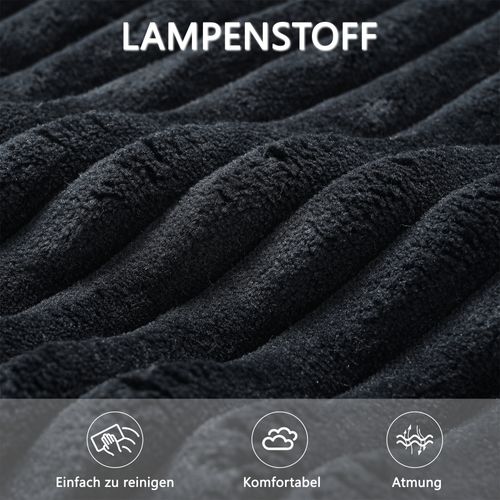 Canapé Compressé Modulable Cloud L 3 Places - Noir