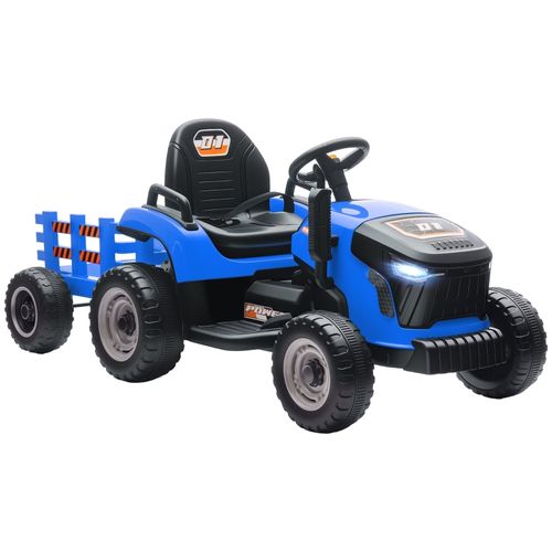 Tracteur électrique Enfant 3-8 Ans Avec Remorque Et Télécommande