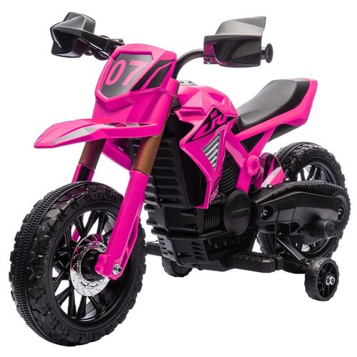 Moto électrique Enfant 12v Avec Stabilisateurs, Klaxon Et Sons Réalistes