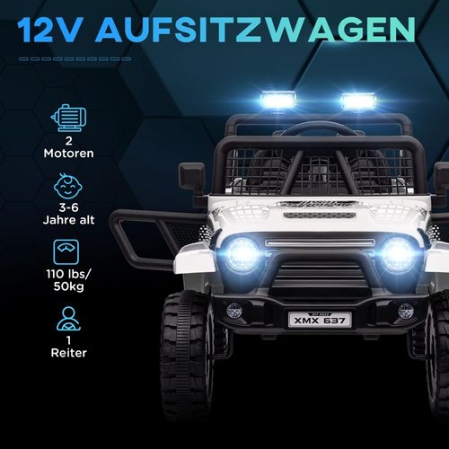 Voiture électrique Tout-terrain Rose – Batterie 12V – Télécommande Parentale – Bluetooth, MP3, LED – Pour 1 à 8 Ans