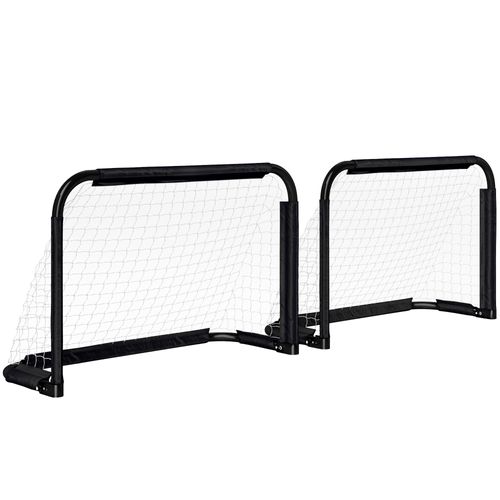 Lot De 2 Cages De Football Pliables Avec Cadre En Métal Pour Jardin Et Loisirs Extérieurs