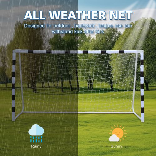 But De Football Pour Enfants 305x201cm, Portable Avec Filet, Idéal Jardin Et Parc