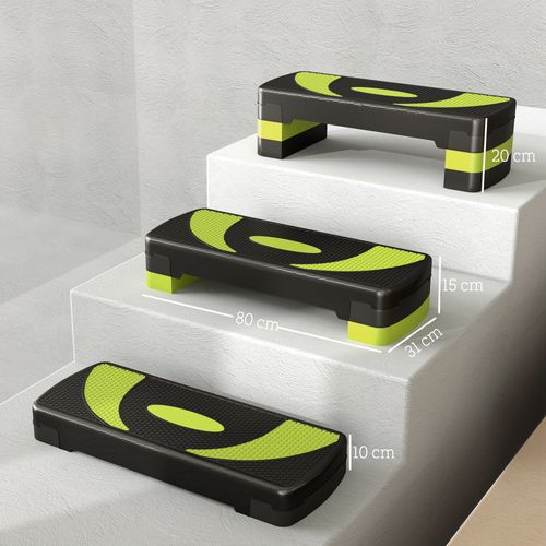 Step Aerobic Réglable En Hauteur 3 Niveaux, Entraînement Fitness Maison Et Extérieur