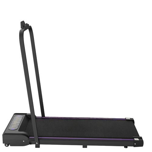 Tapis De Course Pliable Pour Maison Et Bureau, Walking Pad 2,5 Ps, Jusqu’à 8 Km/h, Noir