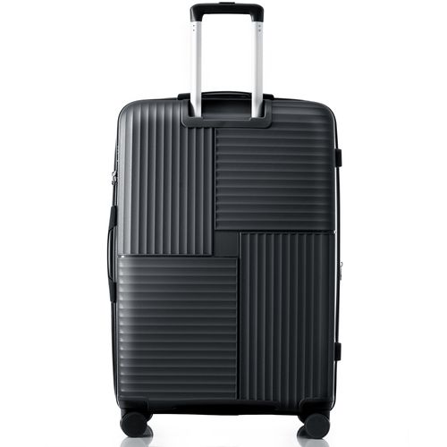 Set De Valises Pp 3 Tailles, Légères Et Résistantes Avec Serrure Tsa, Noir