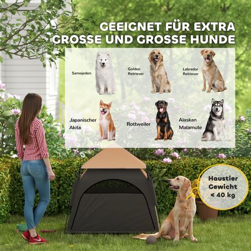 Tente Pour Chien Pliante Et Résistante Aux Intempéries, Spacieuse Pour Grands Chiens