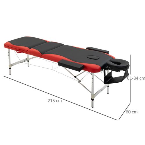 Table De Massage Pliante Réglable En Hauteur Avec Appui-tête Pour Soins Esthétiques