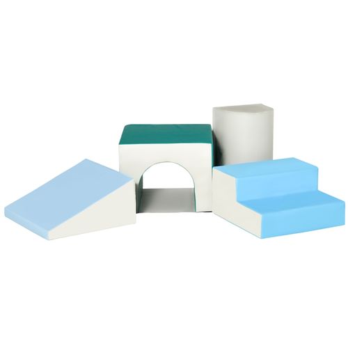 Set De 4 Blocs En Mousse Modulables Pour Enfants 1-3 Ans, Parcours Moteur Doux Et Lavable