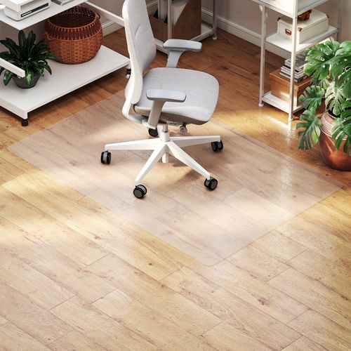 Tapis De Protection De Sol Transparent 100x150 Cm Antidérapant Et Fin 1,5 Mm