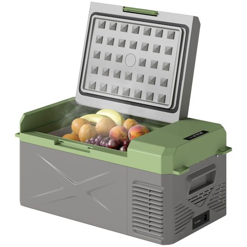 Glacière Électrique 16,3 l Portable Avec Compresseur Et Double Alimentation 12/220 v