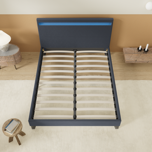 Zinus Mia Lit 120 X 190 Cm Structure De Lit 35,5 Cm De Haut