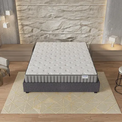 Ensemble 120x190 cm, Lit avec Tiroirs + Matelas mousse ép.16cm Accueil mémoire de forme