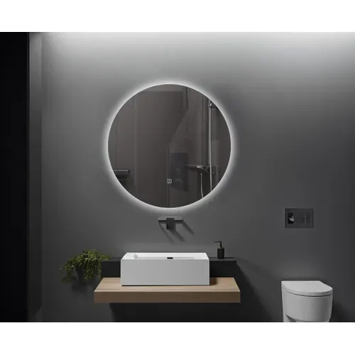 Miroir De Salle De Bain LED 80cm Rond à Luminosité Variable - Lb-316080-80-80