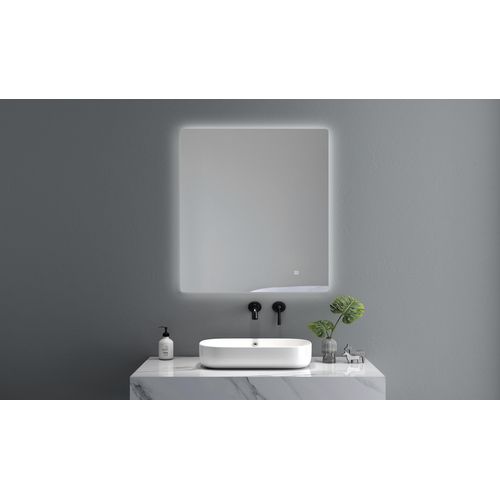 Miroir de salle de bain LED à luminosité variable 50x70cm