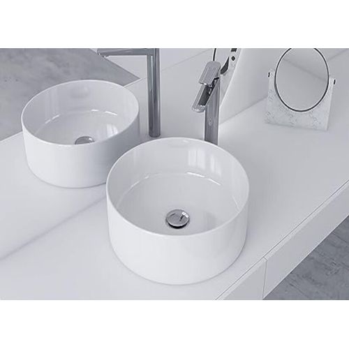 Bonde De Lavabo, Vasque, Evier Universelle Chromée Sans Trop Plein, Bonde Pop Up (push-up)