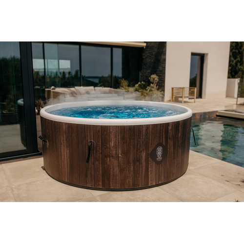 Coco Spa Helsinki Spa Gonflable - 180 Cm De Diamètre - 1100 Litres - Moteur 2240 W - 6 Personnes