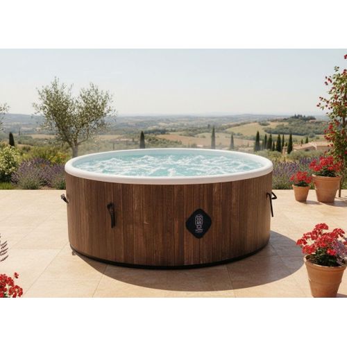 Coco Spa Helsinki Spa Gonflable - 180 Cm De Diamètre - 1100 Litres - Moteur 2240 W - 6 Personnes