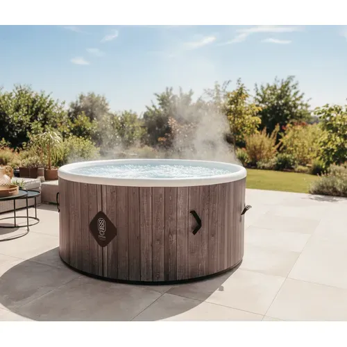 Coco Spa Helsinki Spa Gonflable - 150 Cm De Diamètre - 800 Litres - Moteur 2240 W - 2 à 4 Personnes