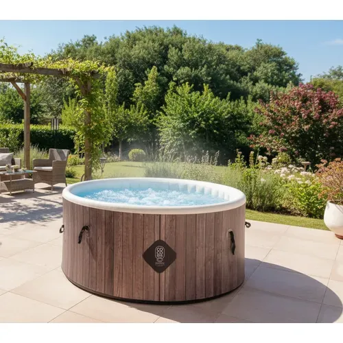 Coco Spa Helsinki Spa Gonflable - 150 Cm De Diamètre - 800 Litres - Moteur 2240 W - 2 à 4 Personnes