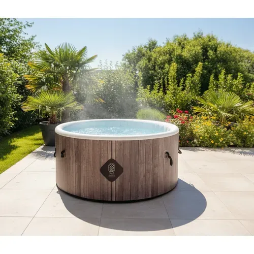 Coco Spa Helsinki Spa Gonflable - 150 Cm De Diamètre - 800 Litres - Moteur 2240 W - 2 à 4 Personnes