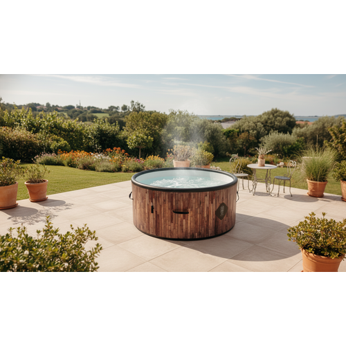 Coco Spa Bali Spa Gonflable - 150 Cm De Diamètre - 800 Litres - Moteur 2240 W - 2 à 4 Personnes