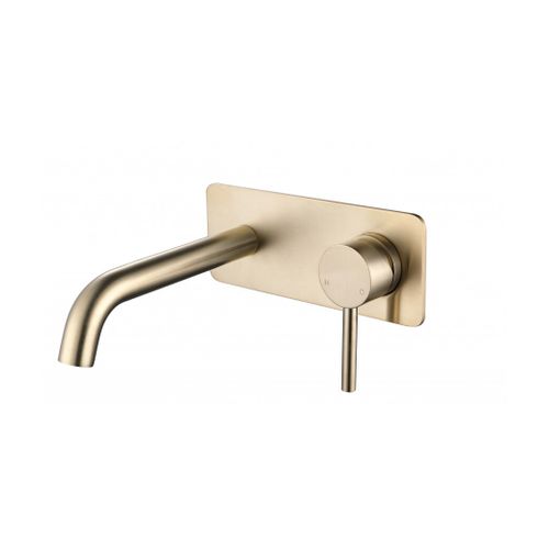 Robinet, Mitigeur De Lavabo Encastré Rond Design Doré Pour Sallle De Bain